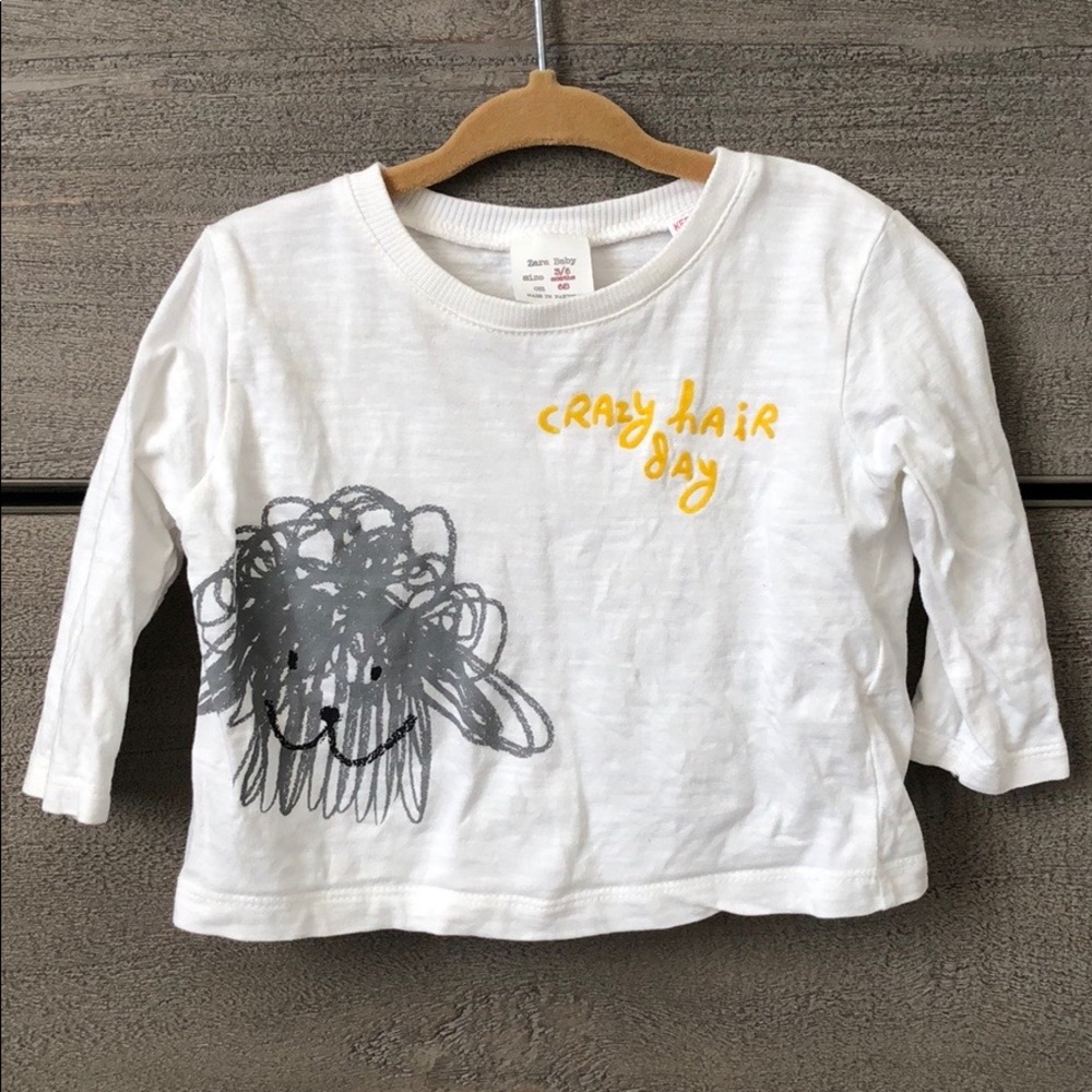 ZARa long sleeve T 9-12 mo